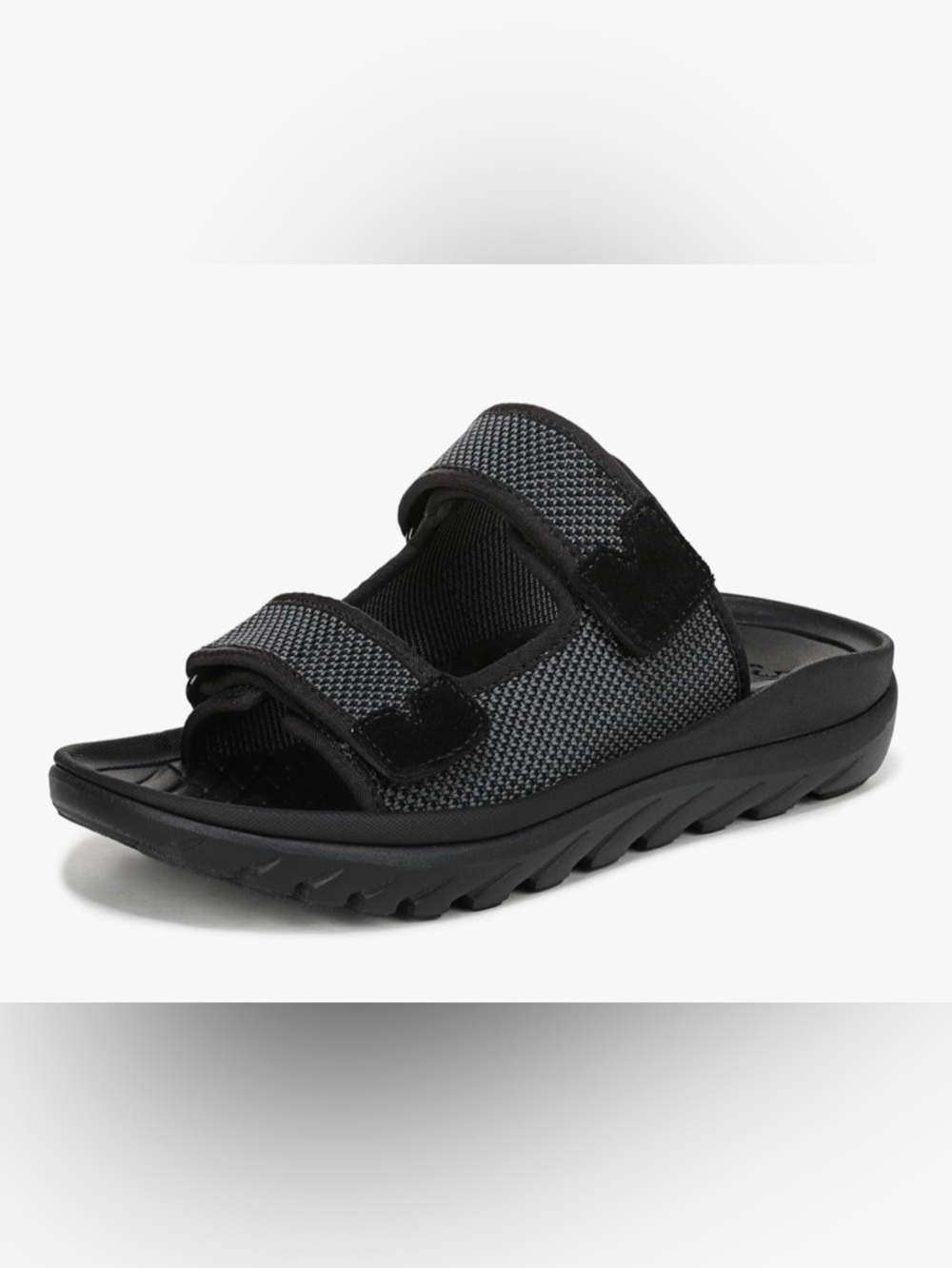 Vionic Hope Rx black adjustable strap orthotic comfort slide sandal size 8